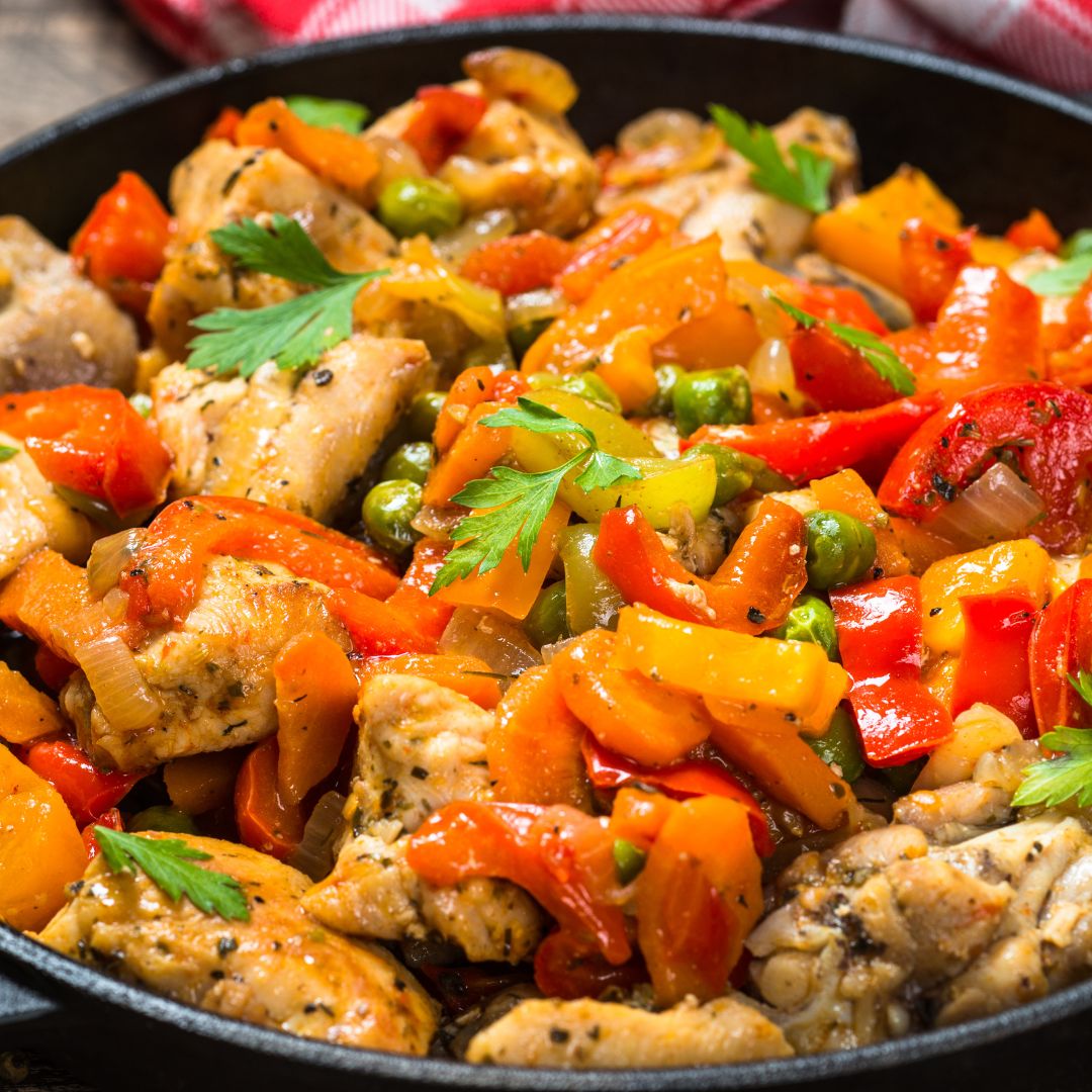 Black Garlic Chicken Stir Fry
